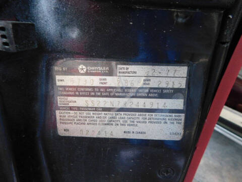 1977 CRYSLER CORDOBA