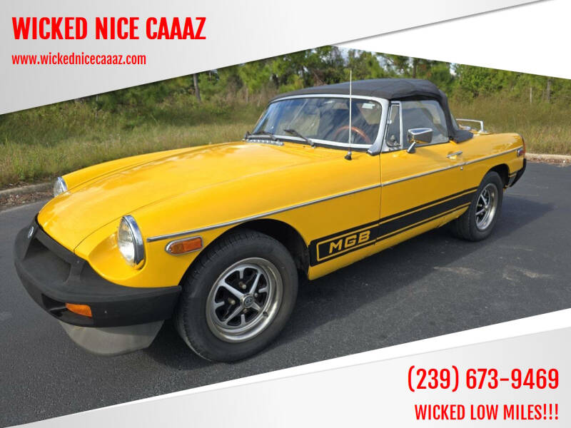 1978 MG MGB for sale at WICKED NICE CAAAZ in Cape Coral FL