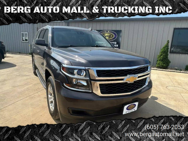 2016 Chevrolet Suburban for sale at BERG AUTO MALL & TRUCKING INC in Beresford SD