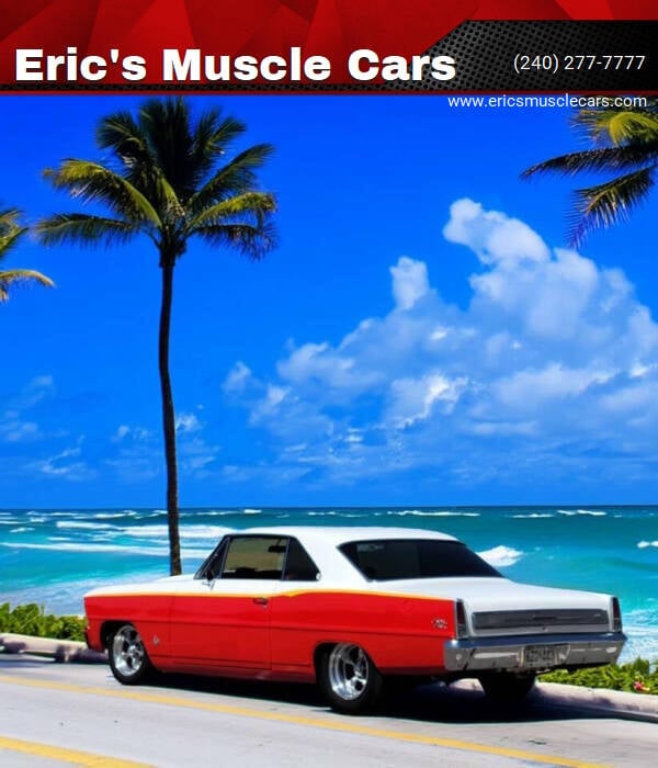 1967 Chevrolet Nova for sale at Eric's Muscle Cars in Clarksburg MD