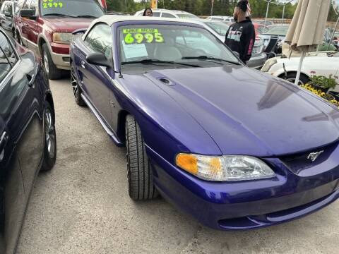 1995 Ford Mustang for sale at SCOTT HARRISON MOTOR CO in Houston TX