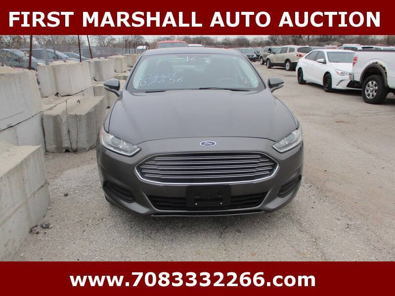 2016 Ford Fusion for sale at First Marshall Auto Auction in Harvey IL