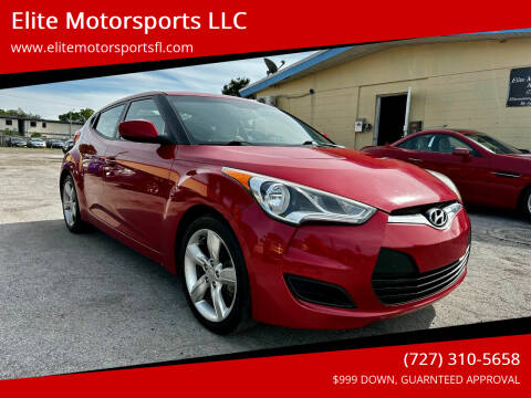 2013 Hyundai Veloster for sale at Elite Motorsports LLC in Saint Petersburg FL