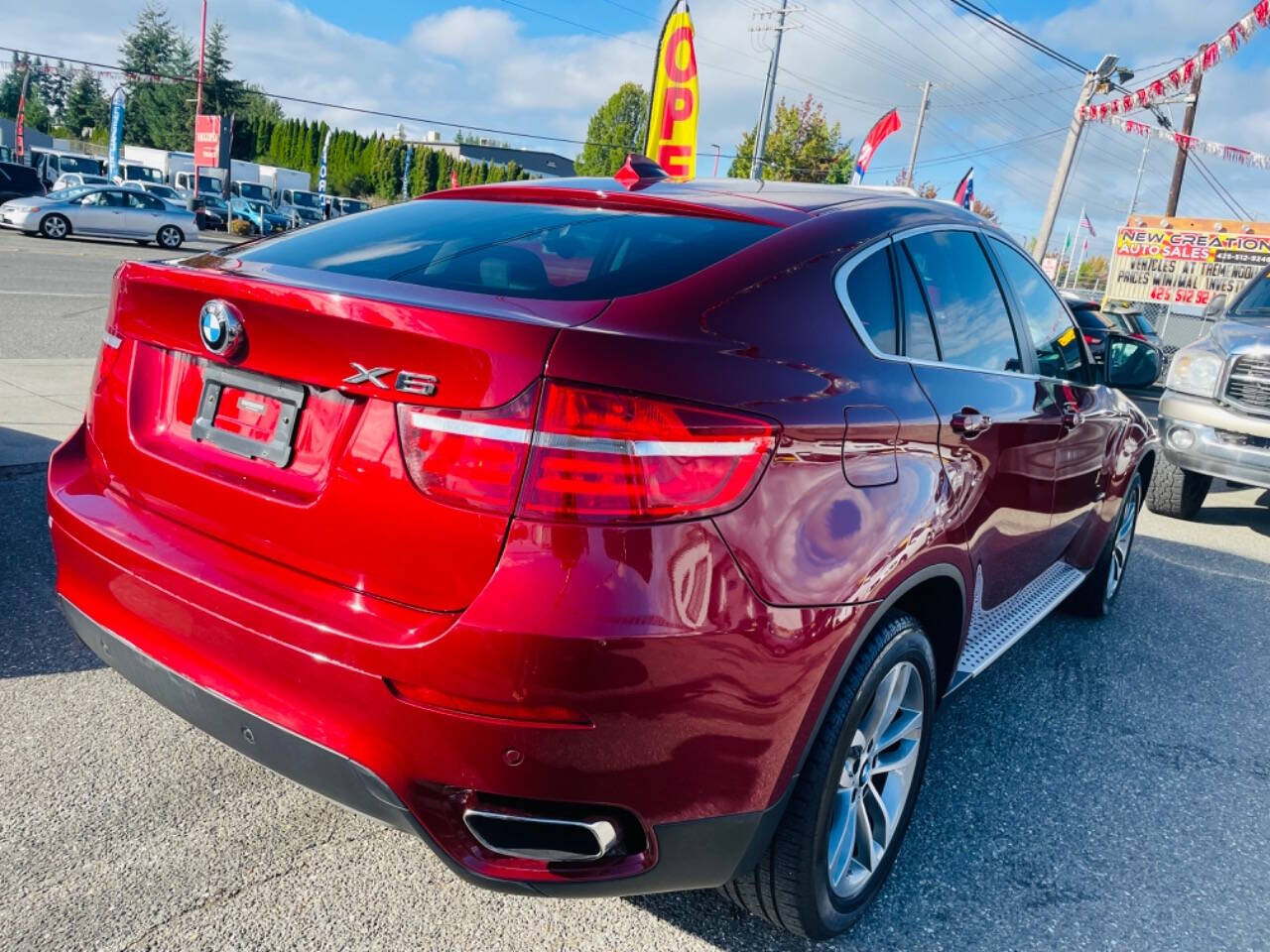 2013 BMW X6 for sale at New Creation Auto Sales in Everett, WA