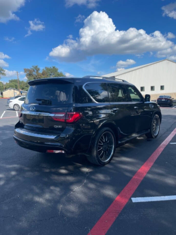 2018 INFINITI QX80 for sale at AUSTIN PREMIER AUTO in Austin, TX