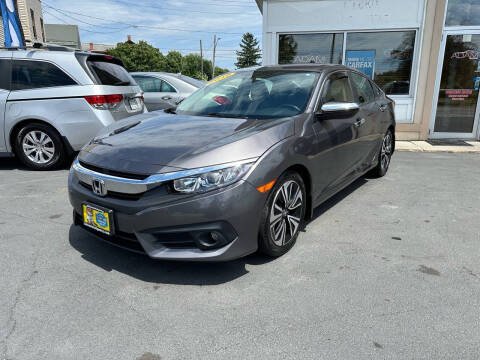 2018 Honda Civic for sale at ADAM AUTO AGENCY in Rensselaer NY