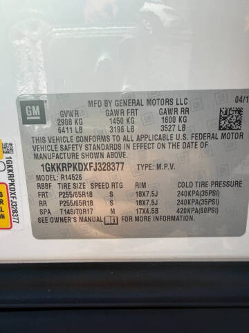 2015 GMC Acadia SLE-2