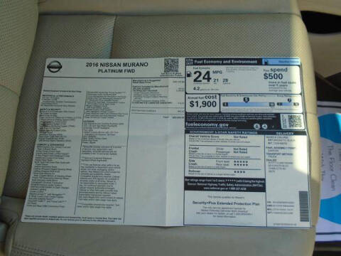 2016 Nissan Murano Platinum