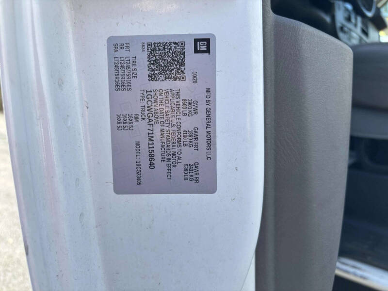 2021 Chevrolet Express 2500