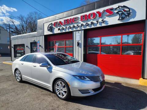 2016 Lincoln MKZ for sale at FABIE BOYS MOTORSPORTS in Lancaster PA