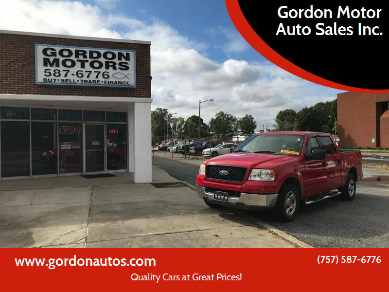 2004 Ford F-150 for sale at Gordon Motor Auto Sales Inc. in Norfolk VA