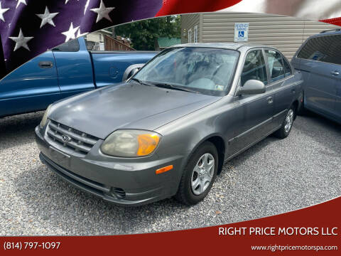 2005 Hyundai Accent for sale at Right Price Motors LLC in Cranberry PA