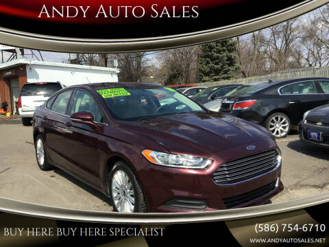 2013 Ford Fusion Hybrid for sale at Andy Auto Sales in Warren MI