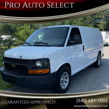 2010 Chevrolet Express for sale at Pro Auto Select in Fredericksburg VA