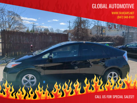 2012 Toyota Prius for sale at GLOBAL AUTOMOTIVE in Grayslake IL