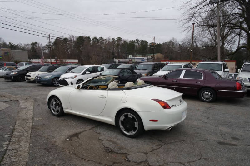 2002 Lexus SC 430 for sale at E-Motorworks in Roswell GA