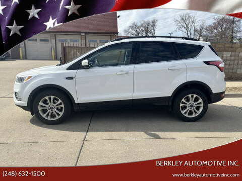 2018 Ford Escape for sale at Berkley Automotive Inc. in Berkley MI