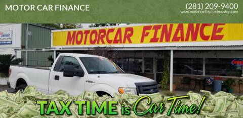 2012 Ford F-150 for sale at MOTOR CAR FINANCE in Houston TX