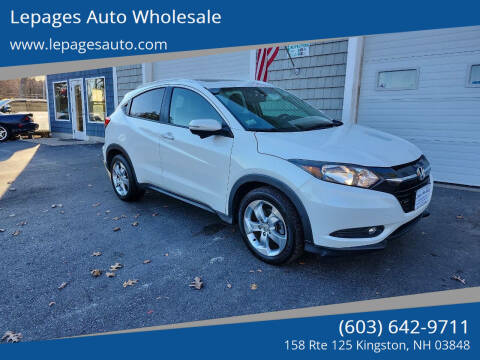 2016 Honda HR-V for sale at Lepages Auto Wholesale in Kingston NH