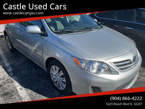 2013 Toyota Corolla for sale at Castle Used Cars in Jacksonville FL