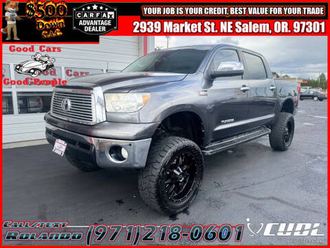 2012 Toyota Tundra for sale at Good Cars Good People in Salem OR