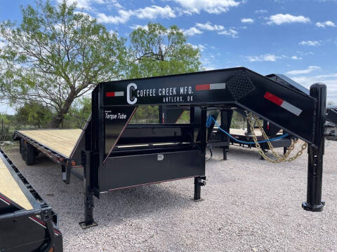 2024 COFFEE CREEK  - Flatbed Gooseneck Trailer - for sale at LJD Sales in Lampasas TX