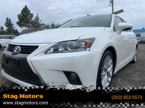 2014 Lexus CT 200h for sale at Stag Motors in Portland OR