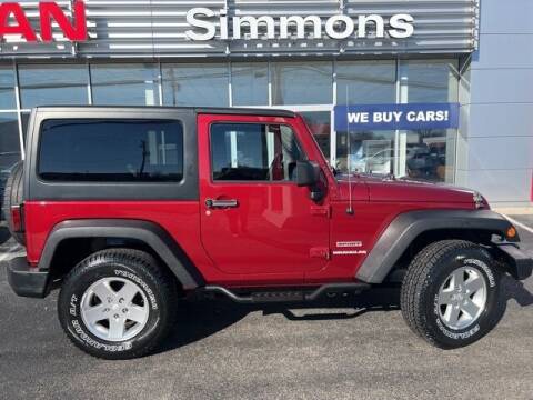 2012 Jeep Wrangler for sale at SIMMONS NISSAN INC in Mount Airy NC