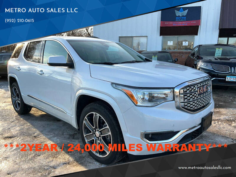 2017 GMC Acadia for sale at METRO AUTO SALES LLC in Lino Lakes MN