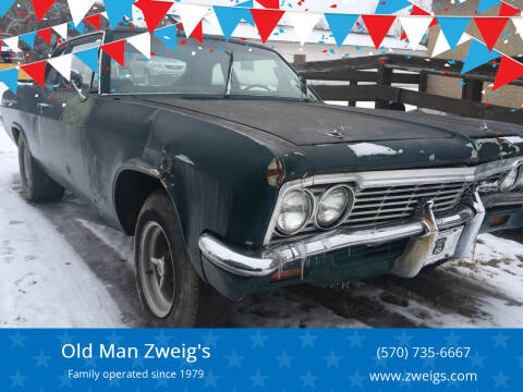 1966 Chevrolet Bel Air for sale at Old Man Zweig's in Plymouth PA