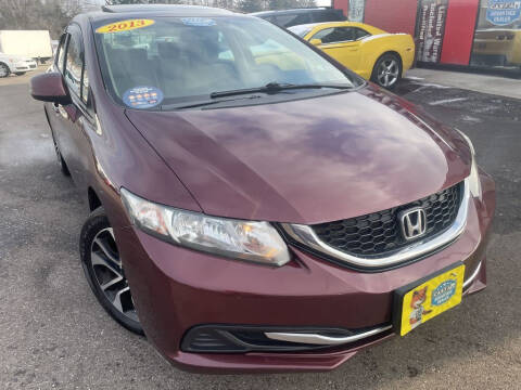 2013 Honda Civic for sale at 4 Wheels Premium Pre-Owned Vehicles in Youngstown OH