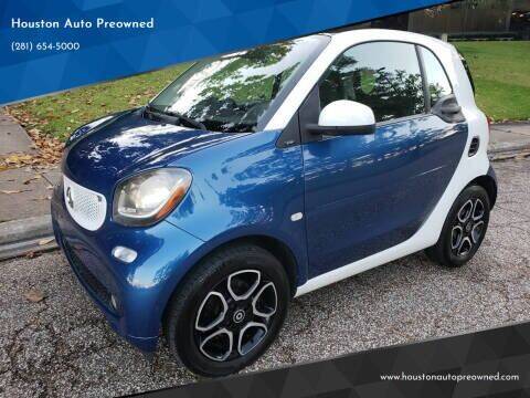 2016 Smart fortwo for sale at Houston Auto Preowned in Houston TX