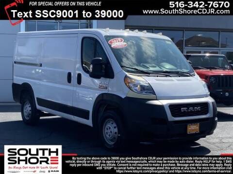2019 RAM ProMaster Cargo for sale at South Shore Chrysler Dodge Jeep Ram in Inwood NY