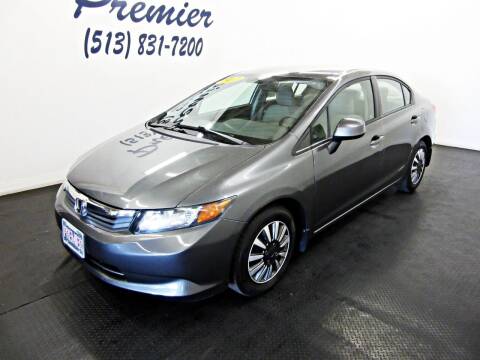2012 Honda Civic for sale at Premier Automotive Group in Milford OH