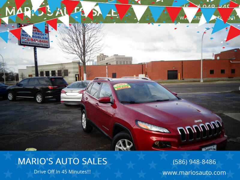 2015 Jeep Cherokee for sale at MARIO'S AUTO SALES in Mount Clemens MI