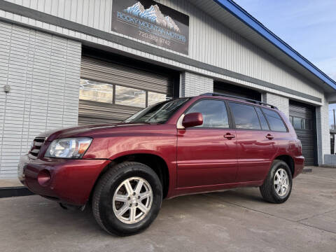2005 Toyota Highlander for sale at Rocky Mountain Motors LTD in Englewood CO