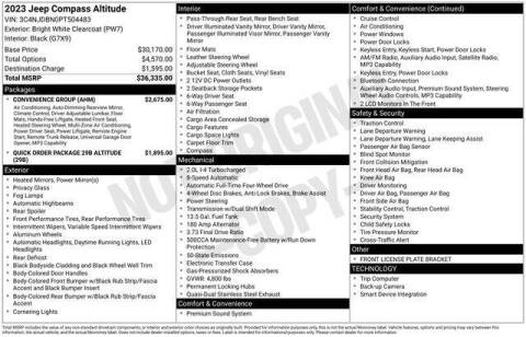 2023 Jeep Compass Altitude
