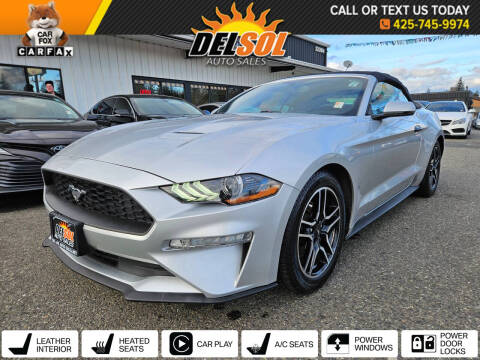 2018 Ford Mustang for sale at Del Sol Auto Sales in Everett WA