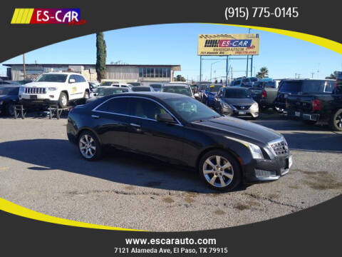 2013 Cadillac ATS for sale at Escar Auto in El Paso TX