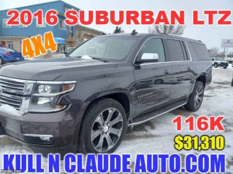 2016 Chevrolet Suburban for sale at Kull N Claude Auto Sales in Saint Cloud MN