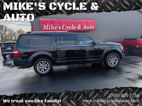 2016 Ford Expedition EL for sale at MIKE'S CYCLE & AUTO in Connersville IN