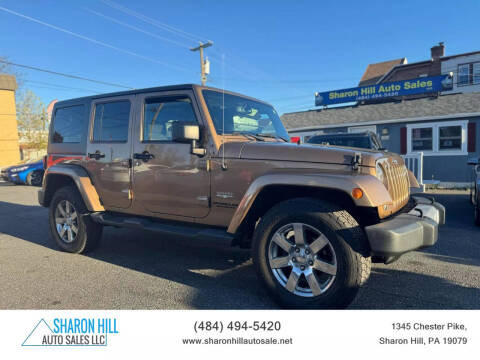 2015 Jeep Wrangler Unlimited for sale at Sharon Hill Auto Sales LLC in Sharon Hill PA