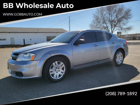2013 Dodge Avenger for sale at BB Wholesale Auto in Fruitland ID