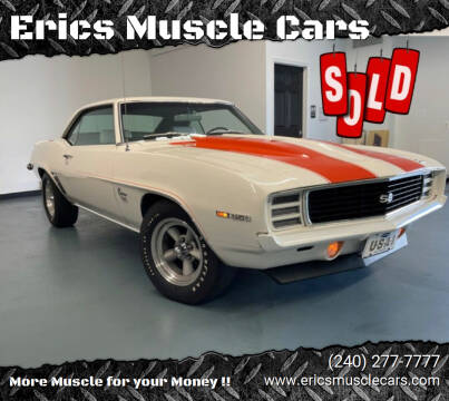 1969 Chevrolet Camaro for sale at Erics Muscle Cars in Clarksburg MD