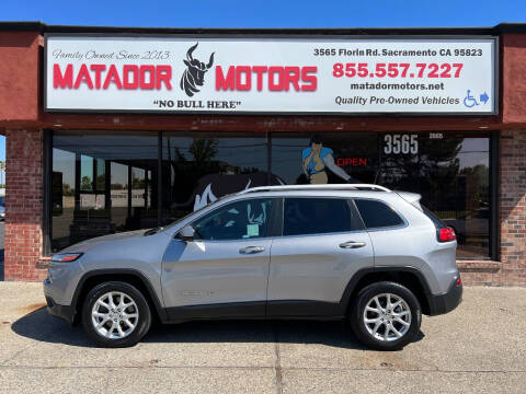 2017 Jeep Cherokee for sale at Matador Motors in Sacramento CA