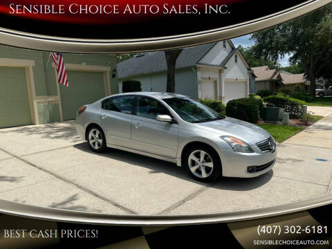 2008 Nissan Altima for sale at Sensible Choice Auto Sales, Inc. in Longwood FL