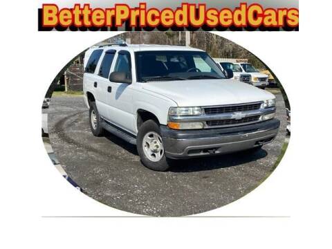 2006 Chevrolet Tahoe for sale at Better Priced Used Cars in Frankford DE