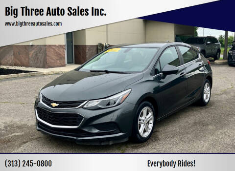 2017 Chevrolet Cruze for sale at Big Three Auto Sales Inc. in Detroit MI