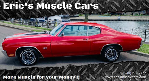 1970 Chevrolet Chevelle for sale at Eric's Muscle Cars in Clarksburg MD