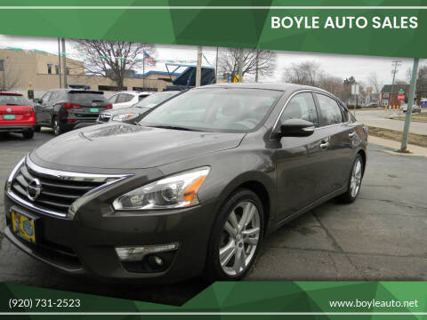 2015 Nissan Altima for sale at Boyle Auto Sales in Appleton WI